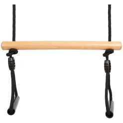 Small Foot - Houten Trapezeschommel met Gymnastiekringen Black Line Clearance