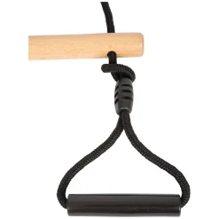 Small Foot - Houten Trapezeschommel met Gymnastiekringen Black Line Clearance