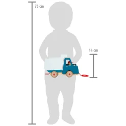 - Houten Trekfiguur Kiepvrachtwagen><noscript><img width=