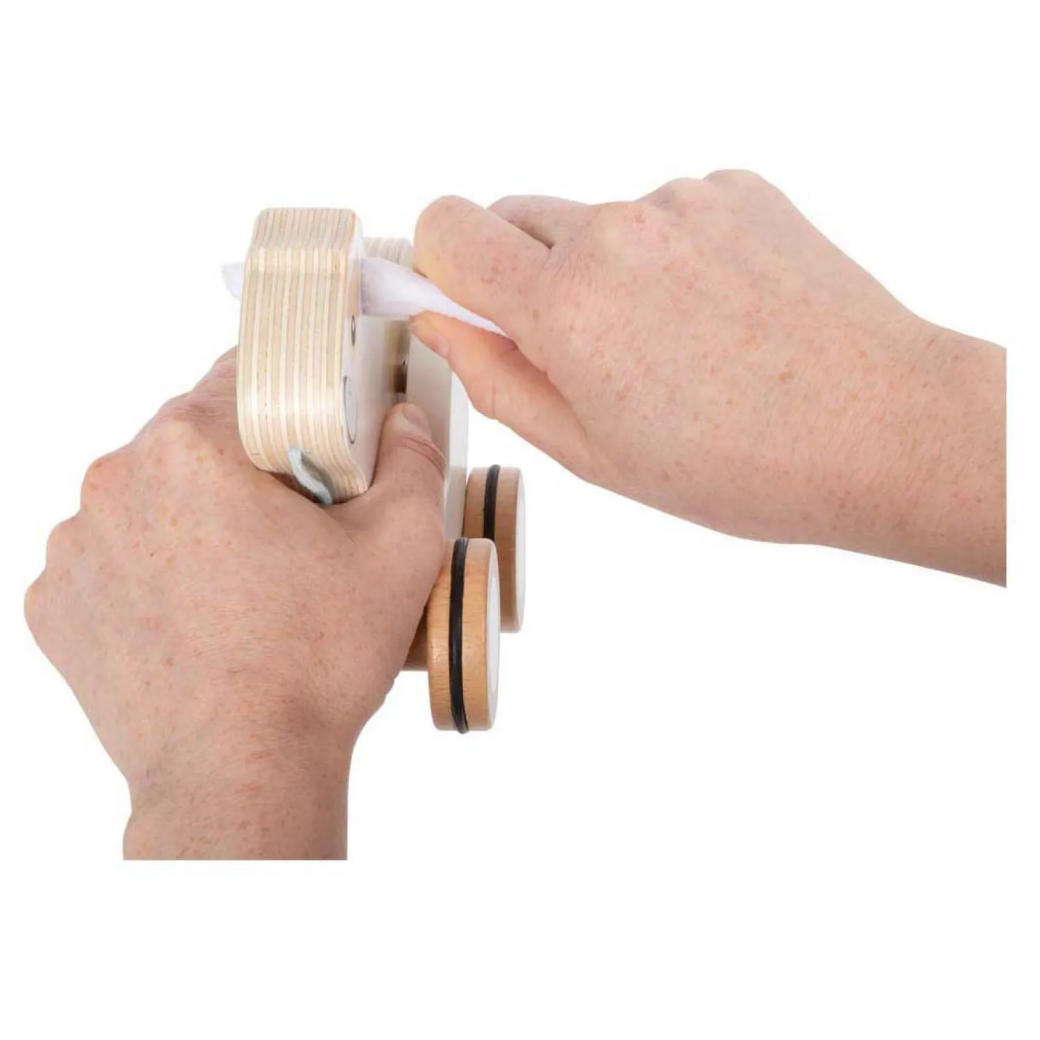 Small Foot - Houten Trekkonijn met Knisperende Oren Sale