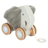 Small Foot - Houten Trekolifant met Knisperende Oren Outlet