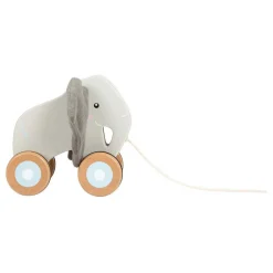 Small Foot - Houten Trekolifant met Knisperende Oren Outlet