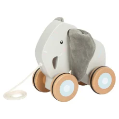 Small Foot - Houten Trekolifant met Knisperende Oren Outlet