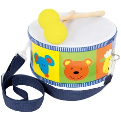 - Houten Trommel Dieren met Stokken, 3dlg.>Small Foot Outlet