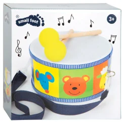 - Houten Trommel Dieren met Stokken, 3dlg.>Small Foot Outlet