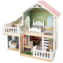 - Houten Urban Villa Poppenhuis met Meubeltjes, 9dlg.>Small Foot Discount