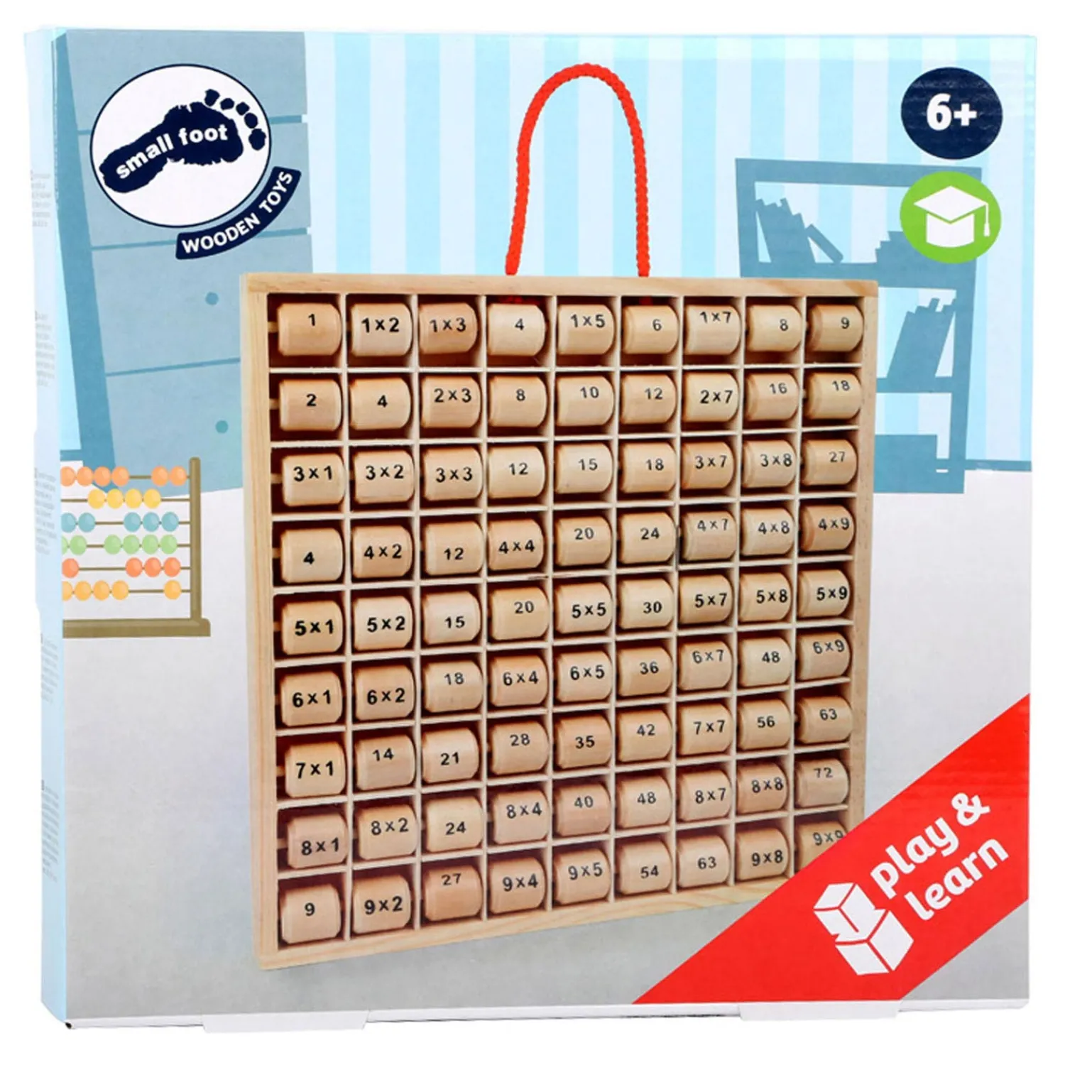 Small Foot - Houten Vermenigvuldigingstabel 1x1 Online