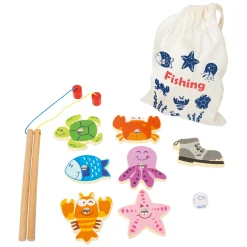 - Houten Vishengel Reisspel>Small Foot Sale