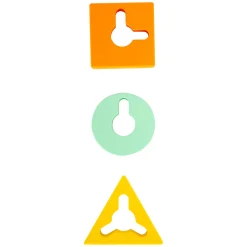 Small Foot - Houten Vormen en Sorterten Motoriek Stapelspeelgoed, 10dlg.