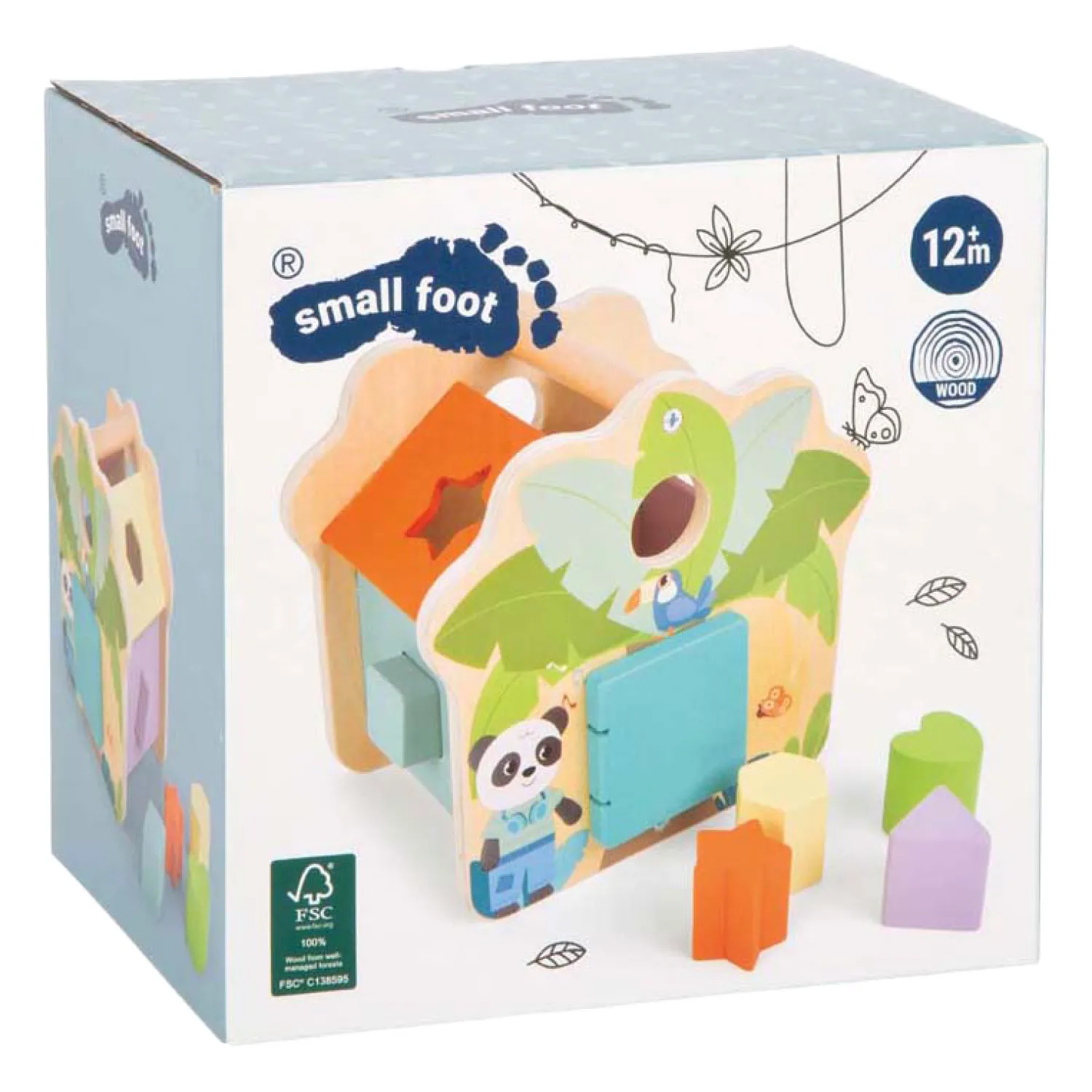 - Houten Vormenstoof Jungle Friends FSC>Small Foot Best
