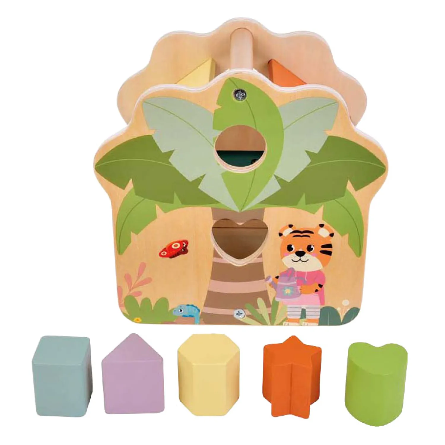 - Houten Vormenstoof Jungle Friends FSC>Small Foot Best