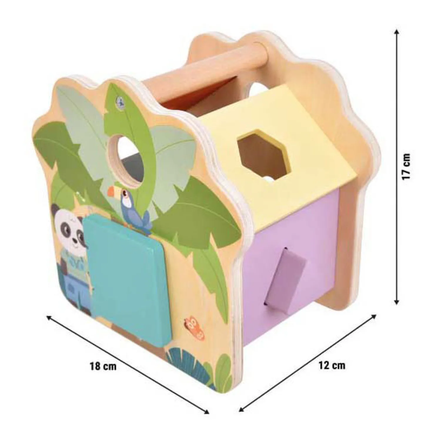 - Houten Vormenstoof Jungle Friends FSC>Small Foot Best