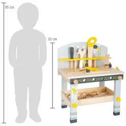 - Houten Werkbank Compact Miniwob, 34dlg.-Small Foot New