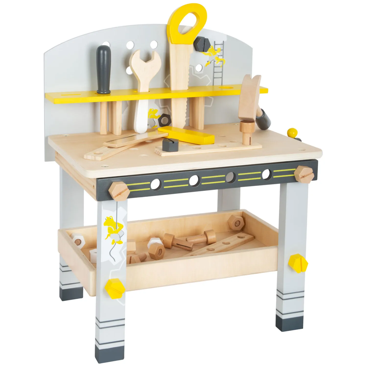 - Houten Werkbank Compact Miniwob, 34dlg.-Small Foot New