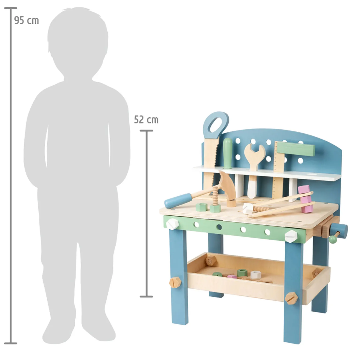 - Houten Werkbank Compact Nordic, 22dlg.>Small Foot