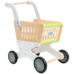 Small Foot - Houten Winkelwagen Supermarkt Discount