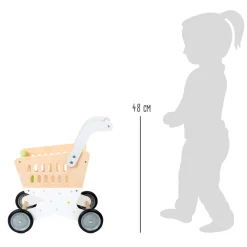 Small Foot - Houten Winkelwagen Supermarkt Discount