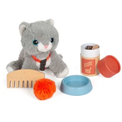 Small Foot - Knuffel Kat met Draagtas en Verzorgingsset Online
