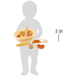 Small Foot - Kunststof Broodmand met Speeleten Brood, 12dlg. New