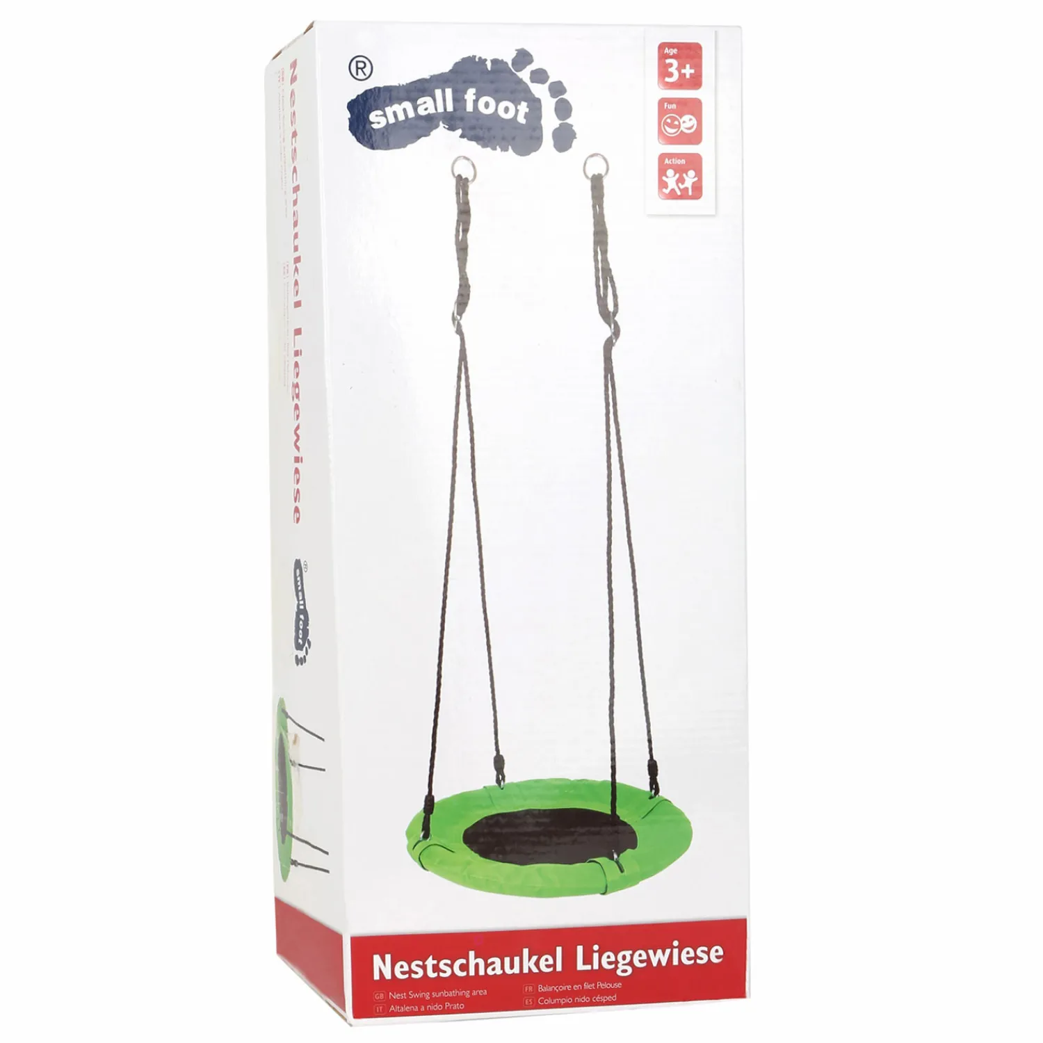 Small Foot - Nestschommel Groen, 62cm Best