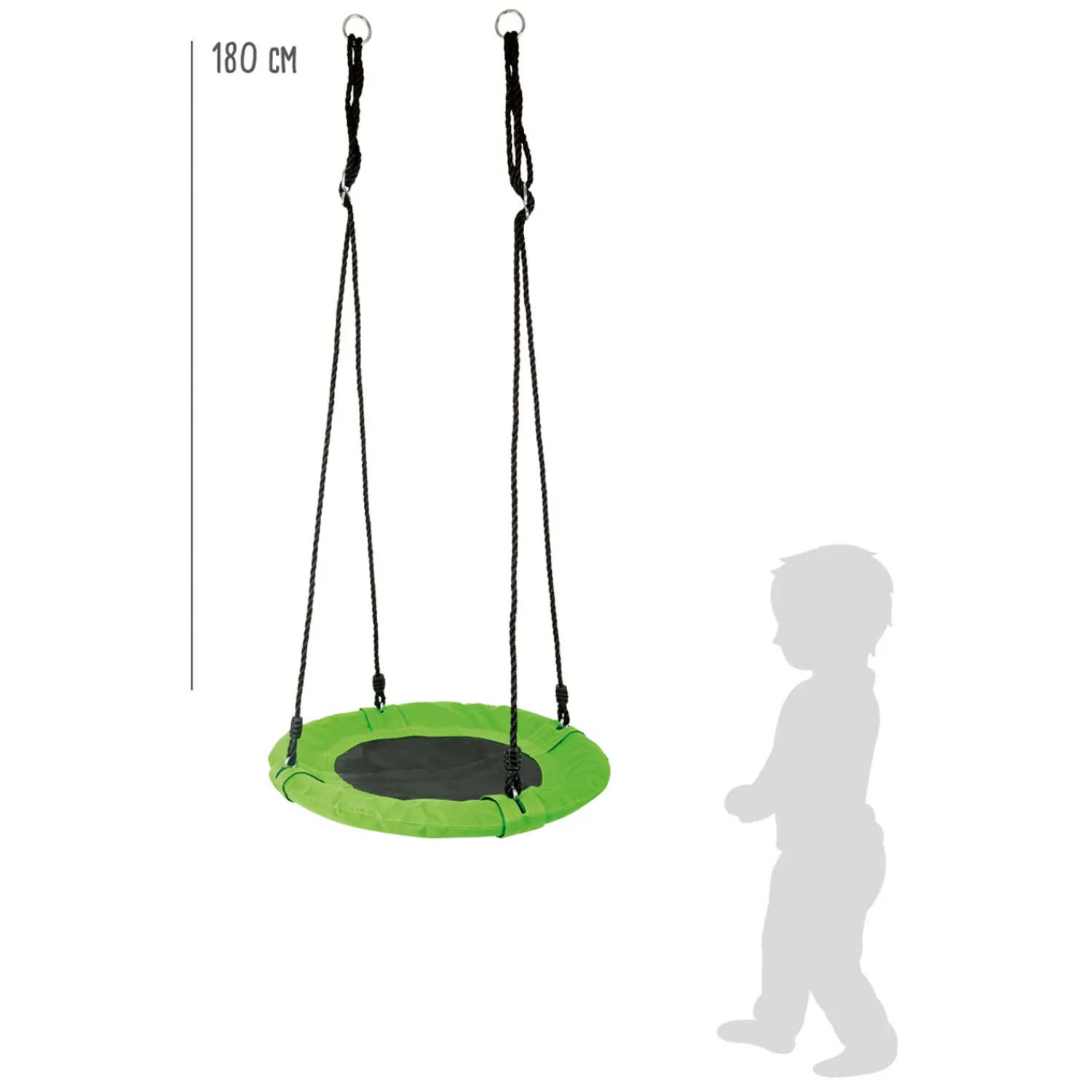 Small Foot - Nestschommel Groen, 62cm Best