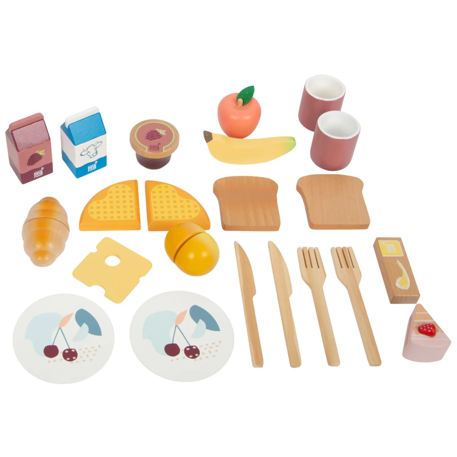 - Picknickset met Houten Speeleten Tasty, 26dlg.>Small Foot New