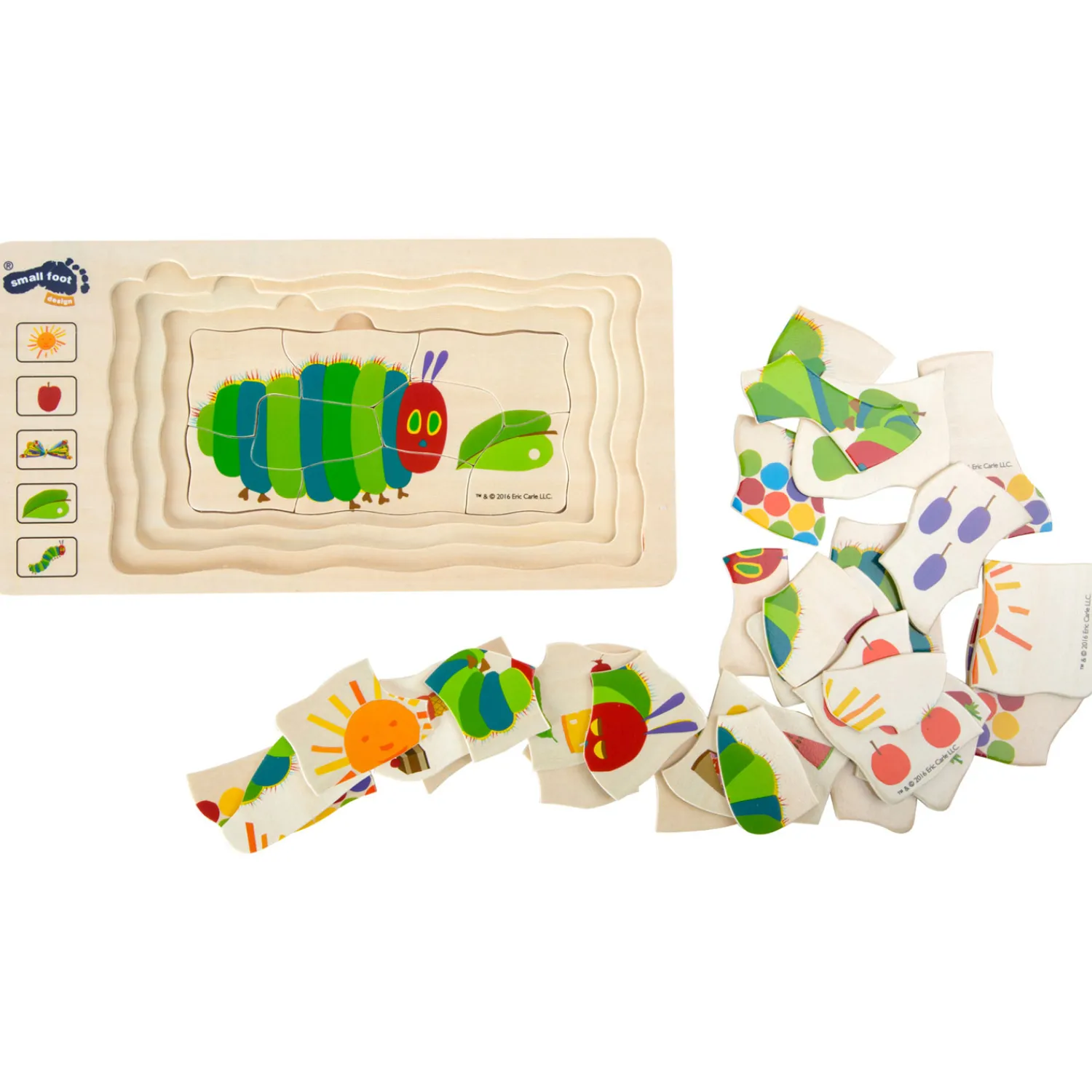 - Rupsje Nooitgenoeg Lagenpuzzel, 36dlg.>Small Foot Clearance