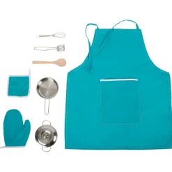 Small Foot  -  Speel Kookset met Schort, 9dlg. Best