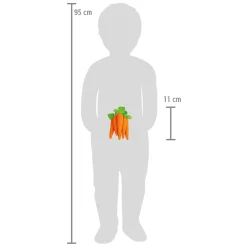 - Speelgoedeten Wortels Vilt, 7dlg.-Small Foot Best