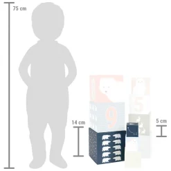 Small Foot - Stapelblokken Karton Arctic, 10dlg.