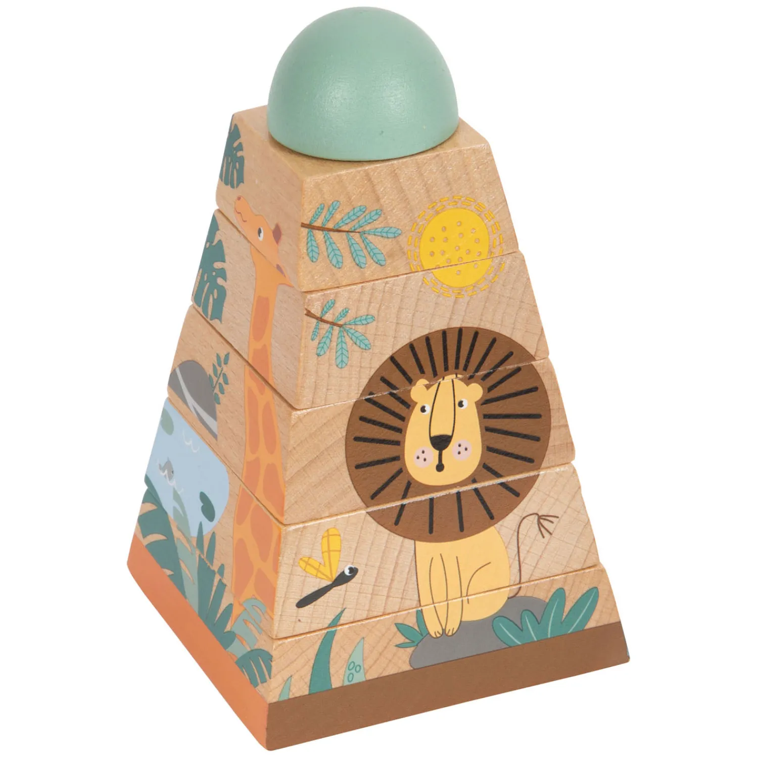 - Stapeltoren Safari, 6dlg.>Small Foot