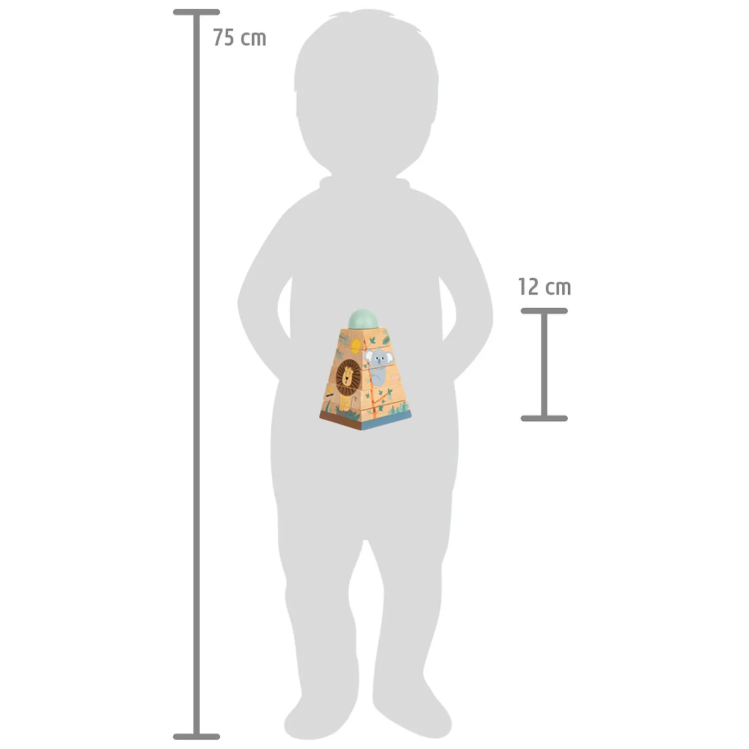 - Stapeltoren Safari, 6dlg.>Small Foot