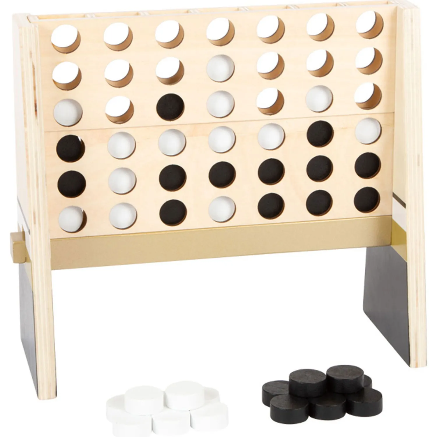 - Vier op 1 lijn Hout Gouden Editie Spel>Small Foot Sale