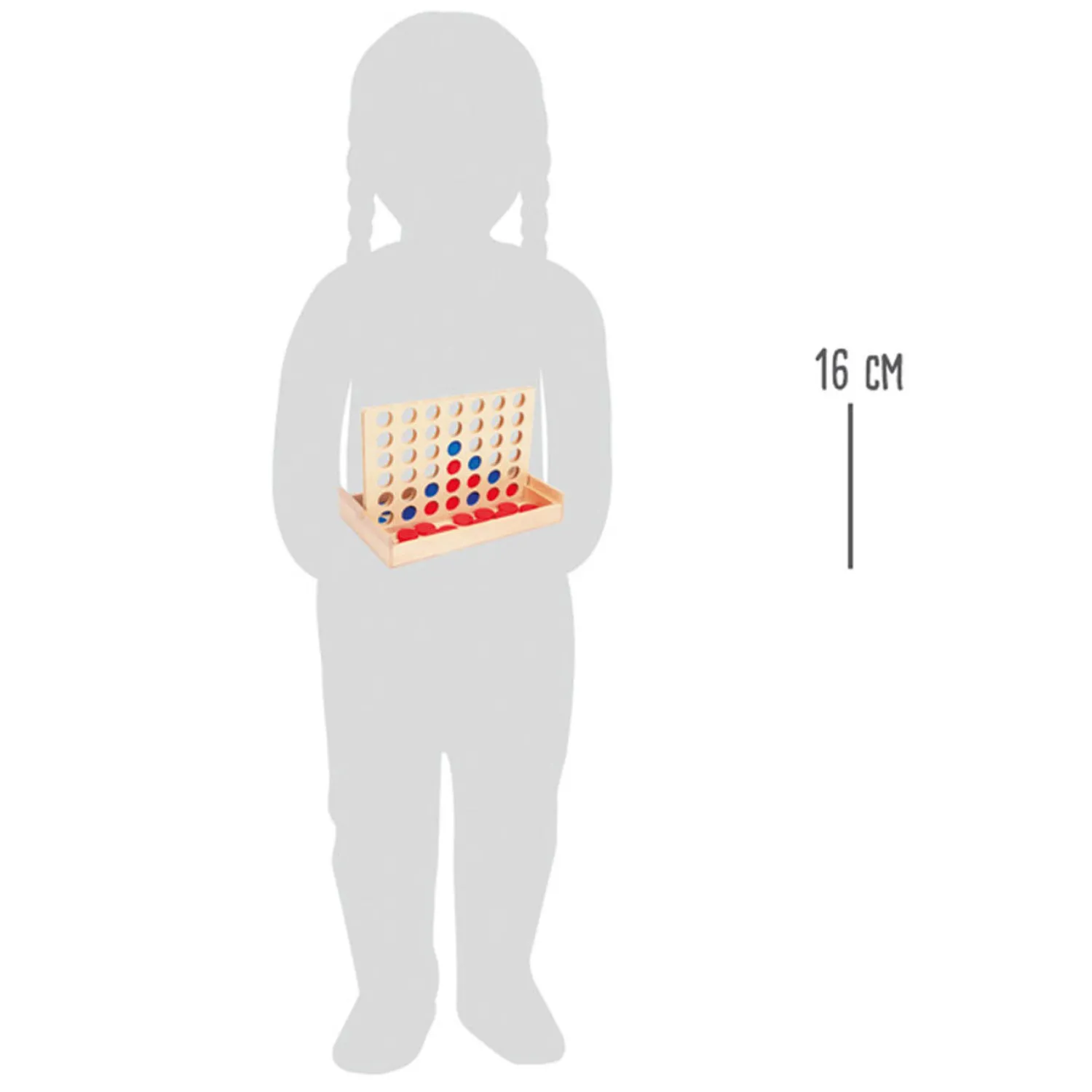 - Vier op een Lijn Reisspel Hout-Small Foot Best