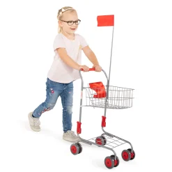 - Winkelwagen met Poppenzitje en Vlag-Small Foot Outlet