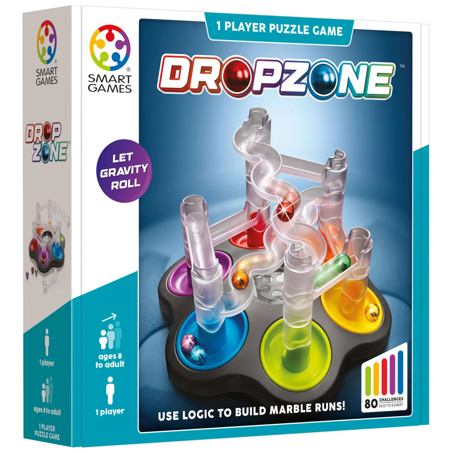 SmartGames Dropzone Knikkerbaan Hot