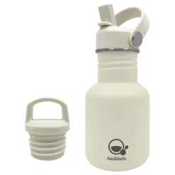 Smikkels RVS Drinkfles 350ml - Zacht Wit- Outlet