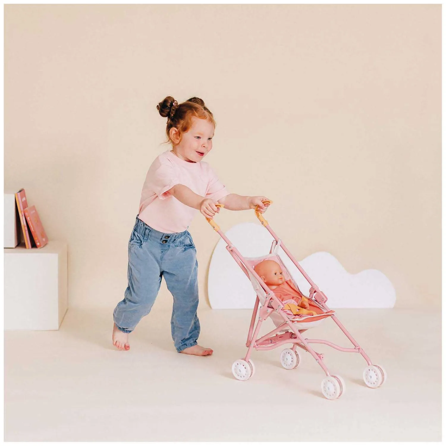 Baby Nurse Opvouwbare Poppenbuggy-Smoby New