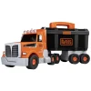 Smoby Black & Decker B+D Vrachtwagen en Boormachine Clearance