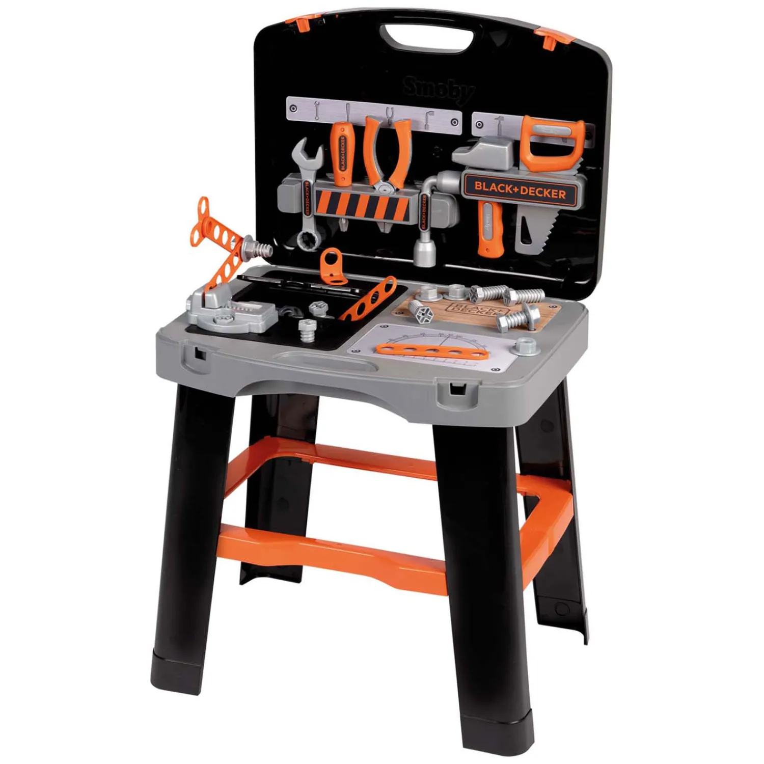 Black & Decker Bricolo Smart Werkbank Inklapbaar in Koffer, 33dlg.-Smoby