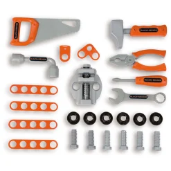 Black & Decker Bricolo Smart Werkbank Inklapbaar in Koffer, 33dlg.-Smoby