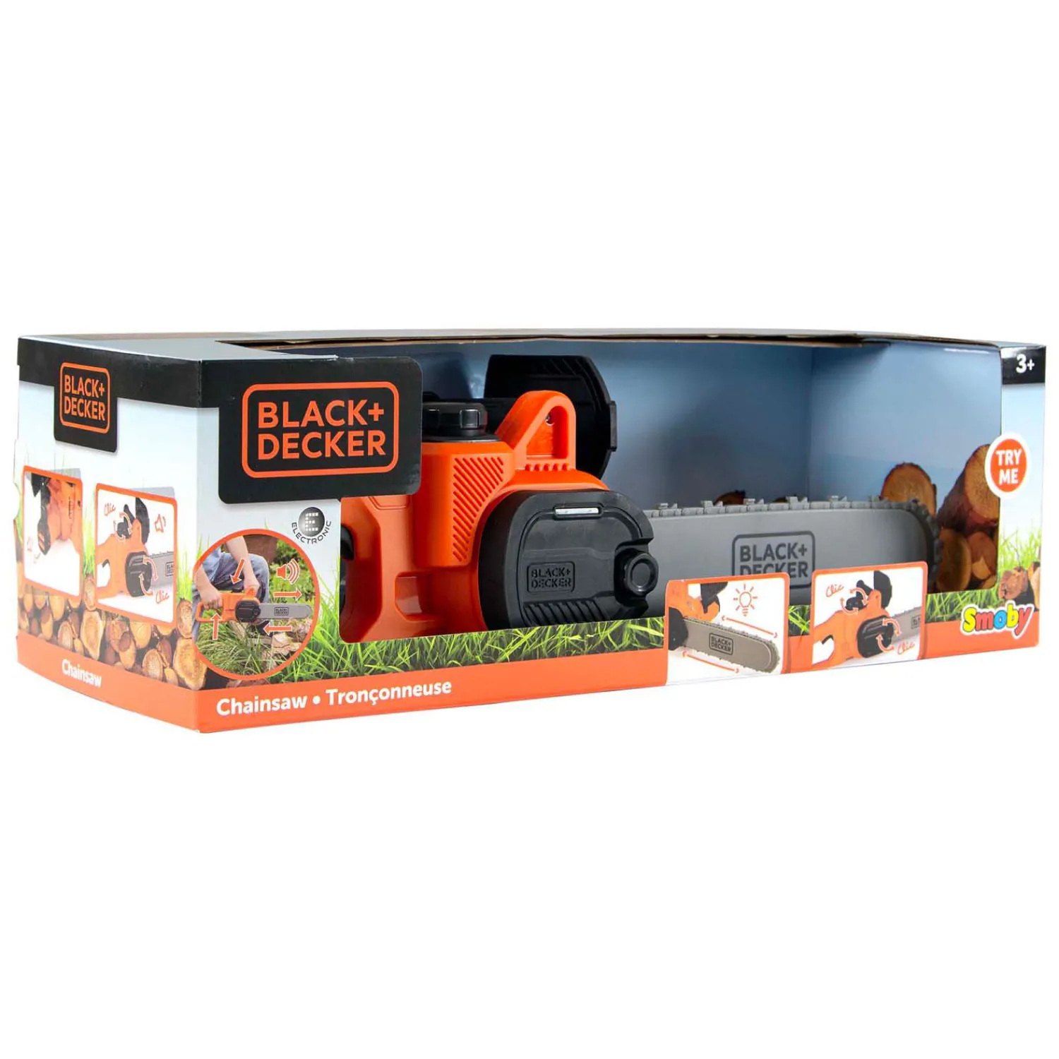 Black & Decker Kettingzaag met Licht en Geluid>Smoby Hot