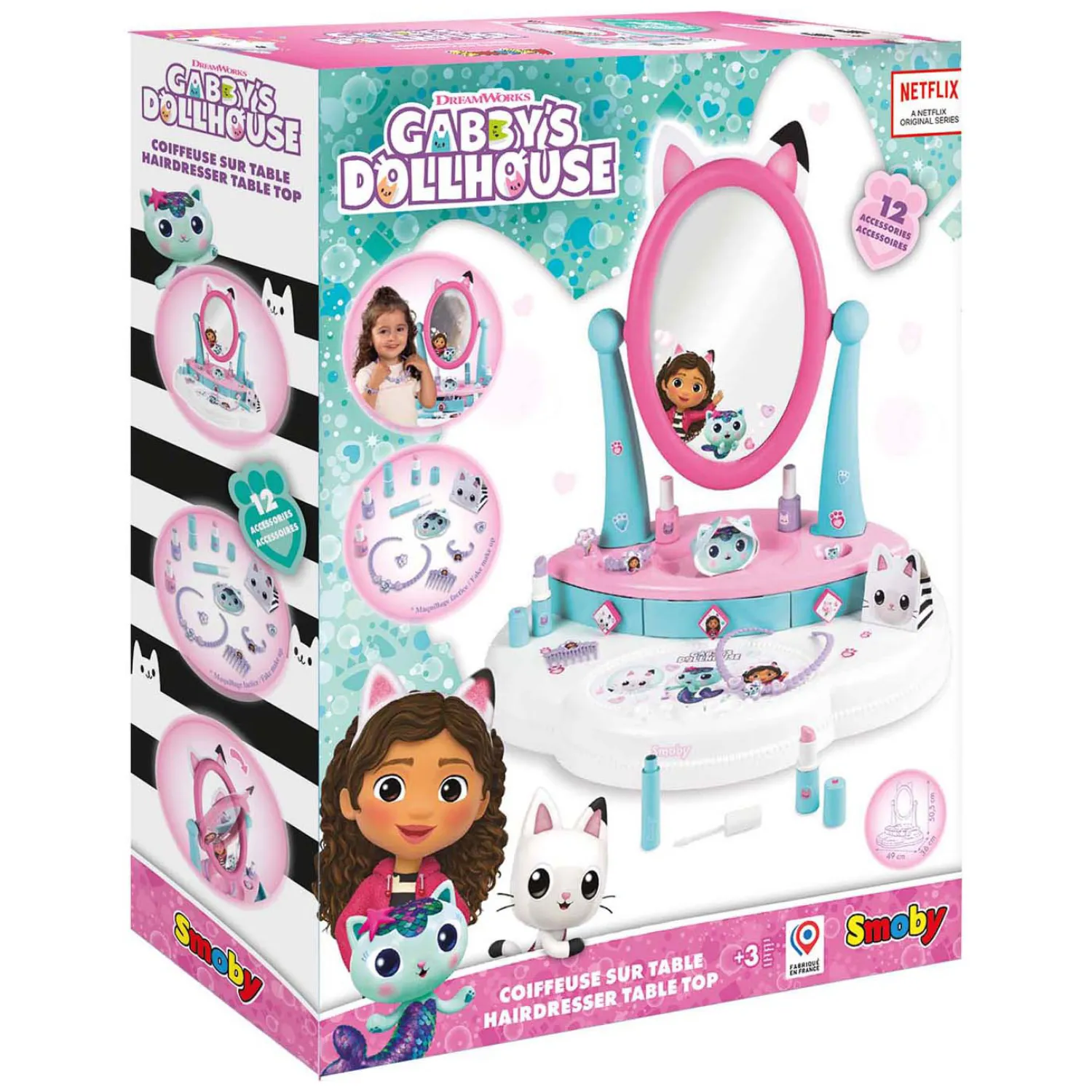 Gabby's Poppenhuis Tafelblad Kaptafel, 12dlg.>Smoby Best