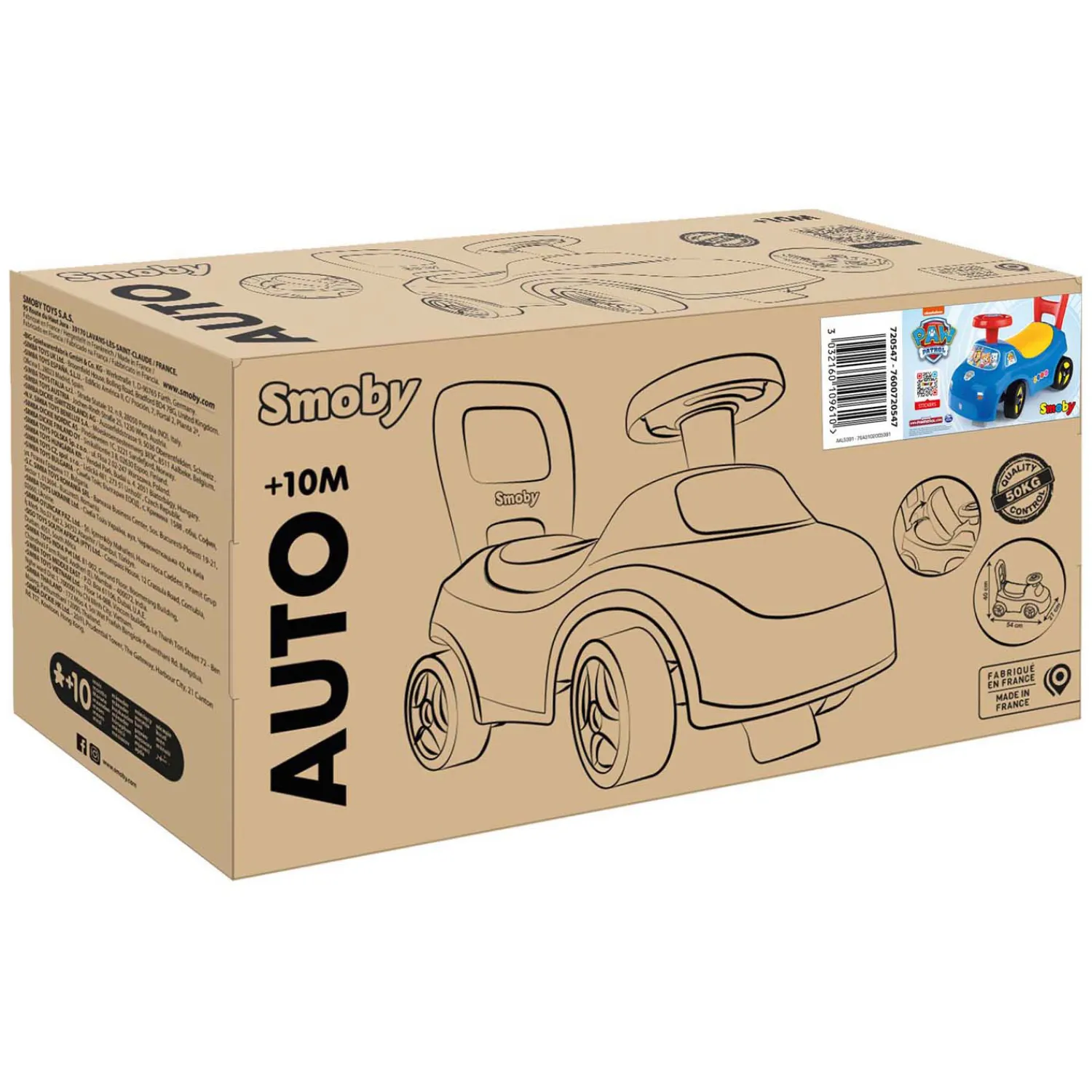 Smoby Loopauto PAW Patrol Outlet