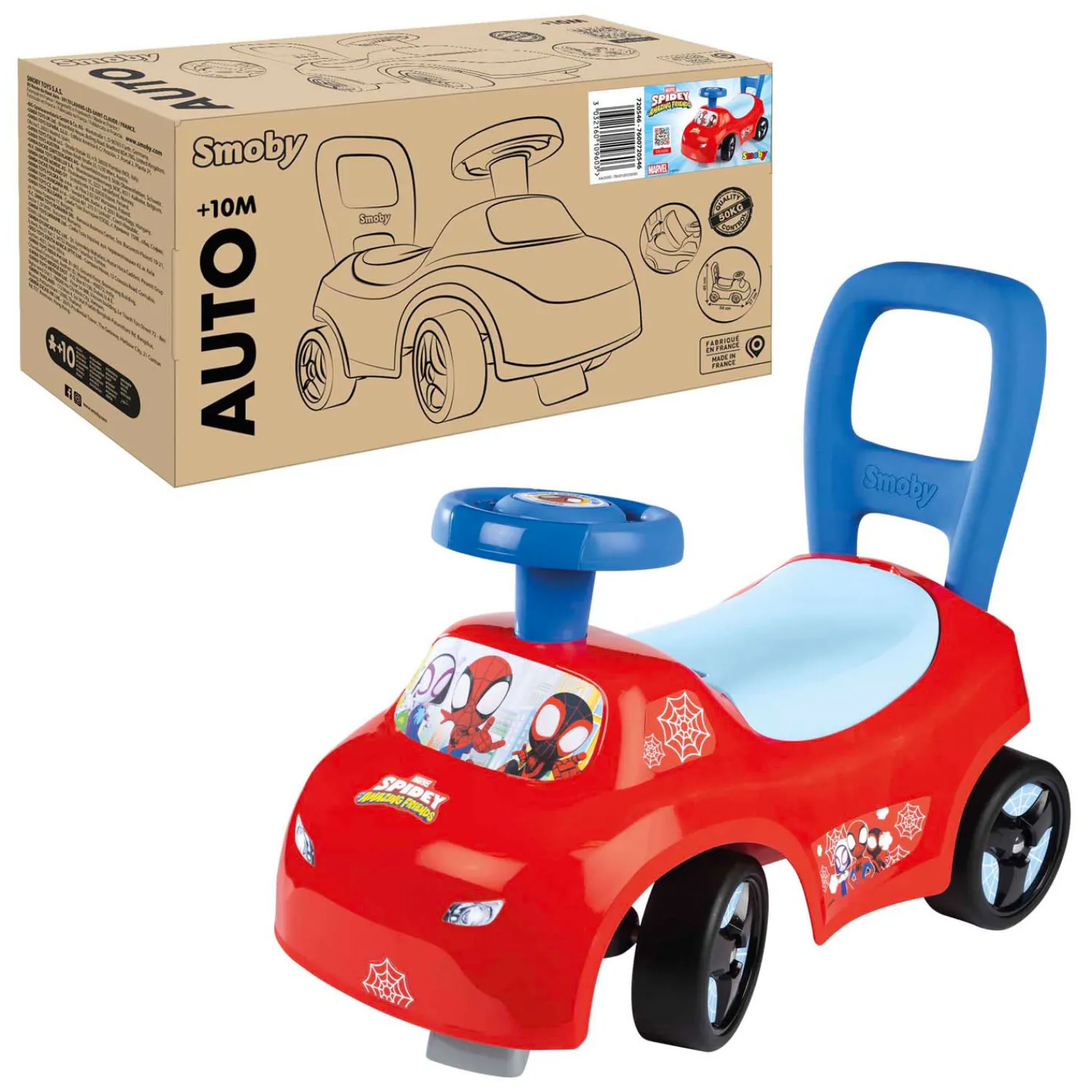 Loopauto Spidey>Smoby Hot