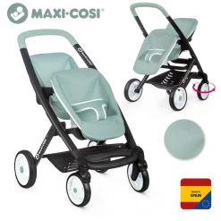 Smoby Maxi-Cosi Poppenwagen Sage voor 2 Poppen Hot