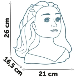 Mijn Beauty Kappop Blond met Accessoires, 19dlg.><noscript><img width=