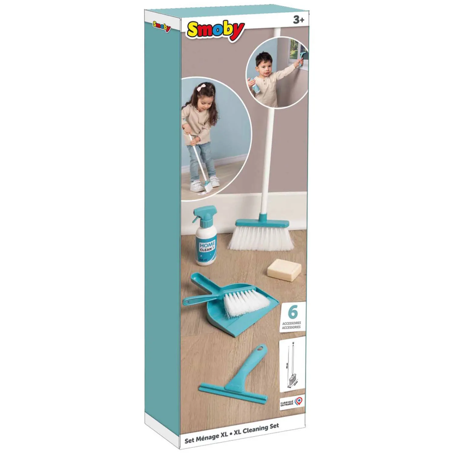 Schoonmaakset XL, 6dlg.-Smoby Best