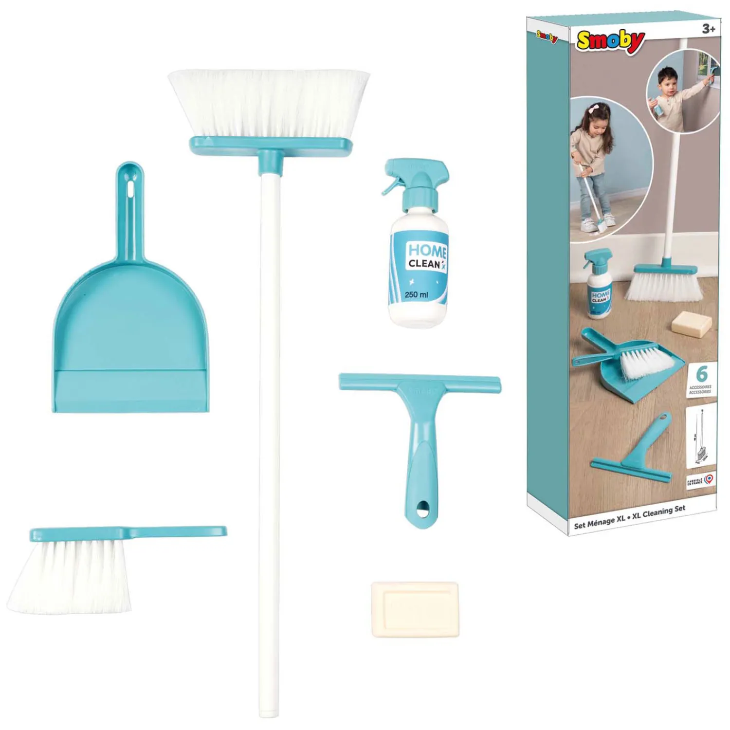 Schoonmaakset XL, 6dlg.-Smoby Best