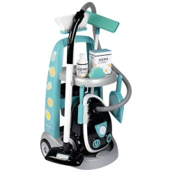 Schoonmaaktrolley met Stofzuiger, 8dlg.>Smoby New